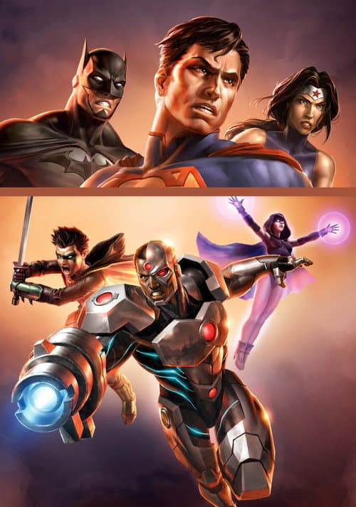 Justice League vs Teen Titans cover