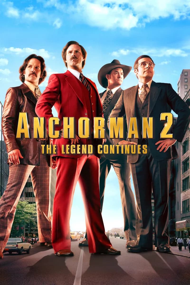 Anchorman 2: The Legend Continues cover