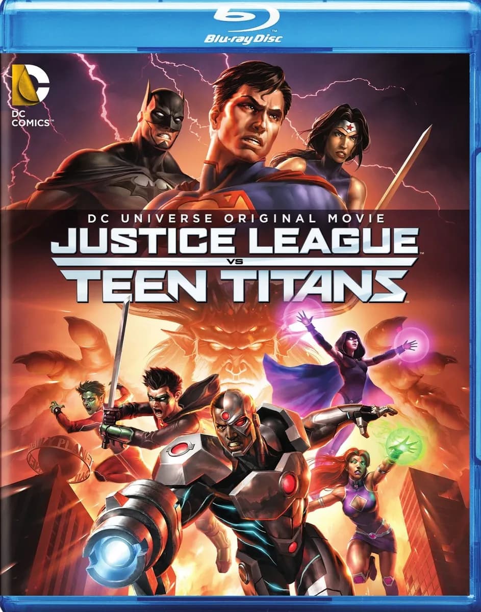 Justice League vs Teen Titans cover