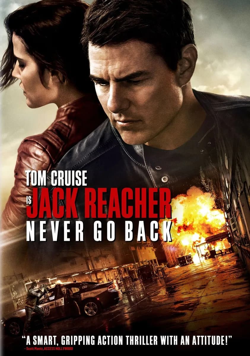 Jack Reacher: Never Go Back cover