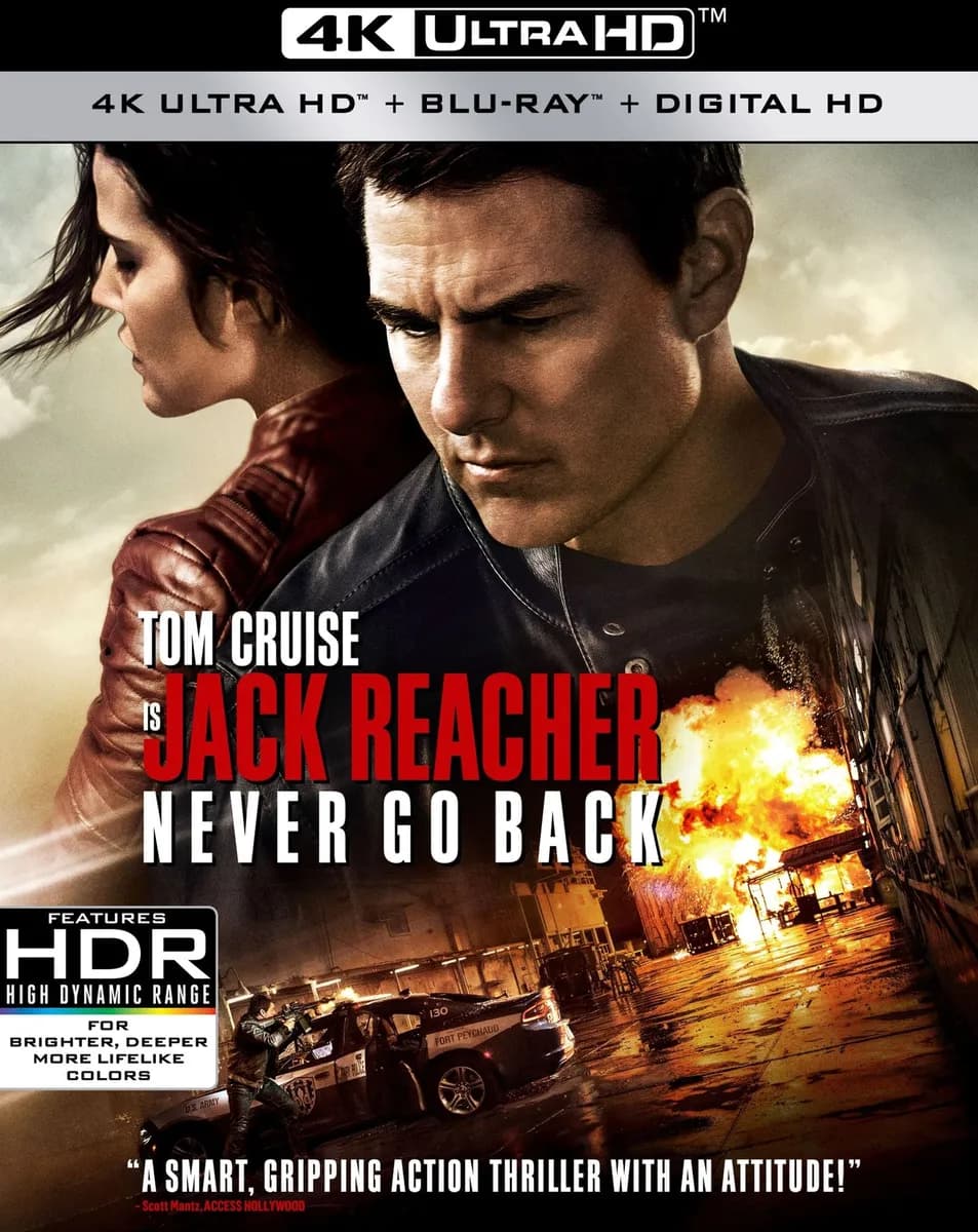 Jack Reacher: Never Go Back cover