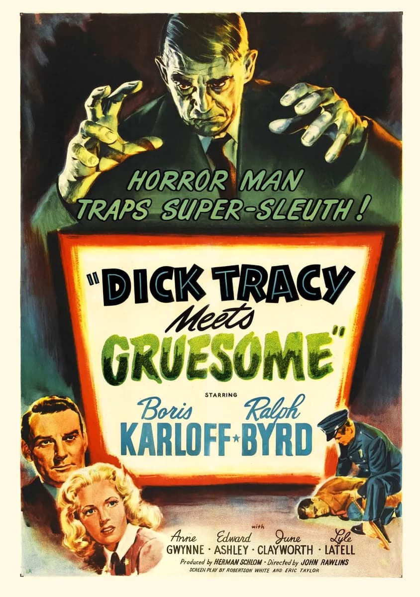 Dick Tracy Meets Gruesome cover