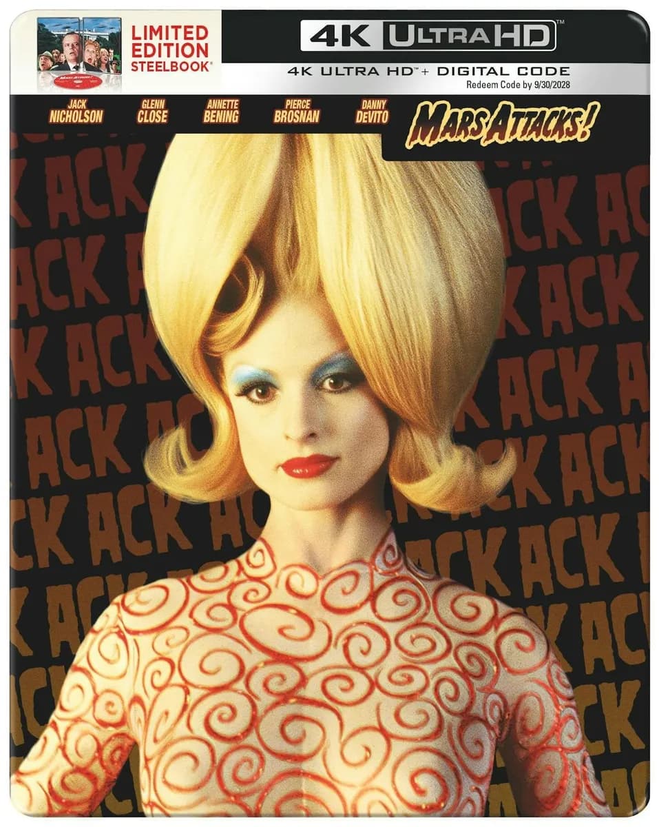 Mars Attacks! Steelbook NEW cover