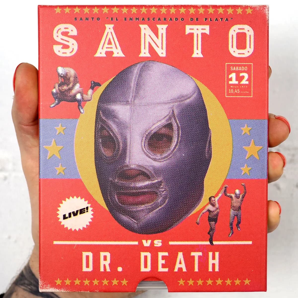 Santo vs. Doctor Death cover