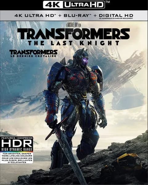 Transformers: The Last Knight cover