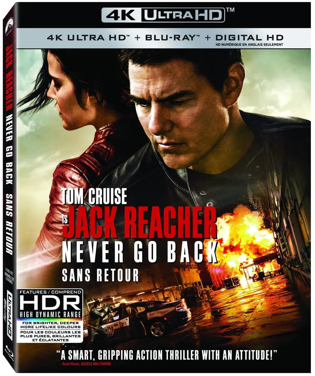 Jack Reacher: Never Go Back cover