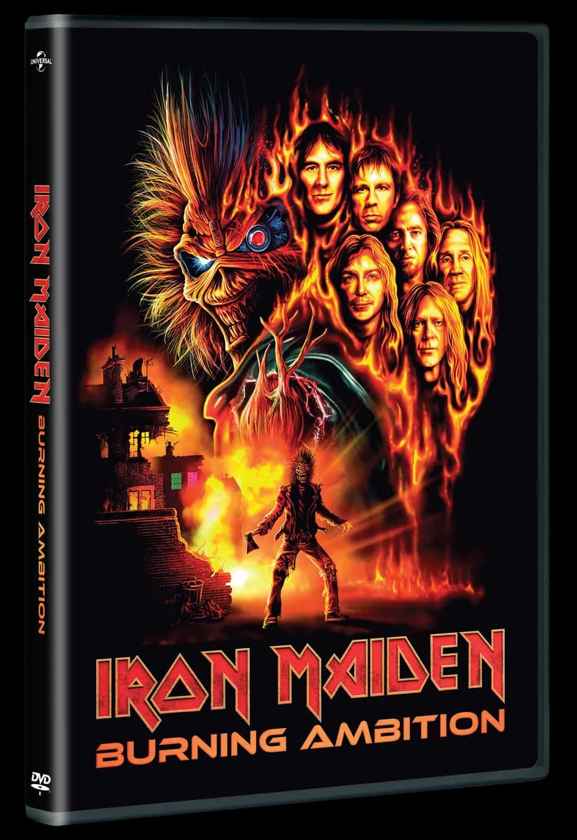 IRON MAIDEN : BURNING AMBITION cover