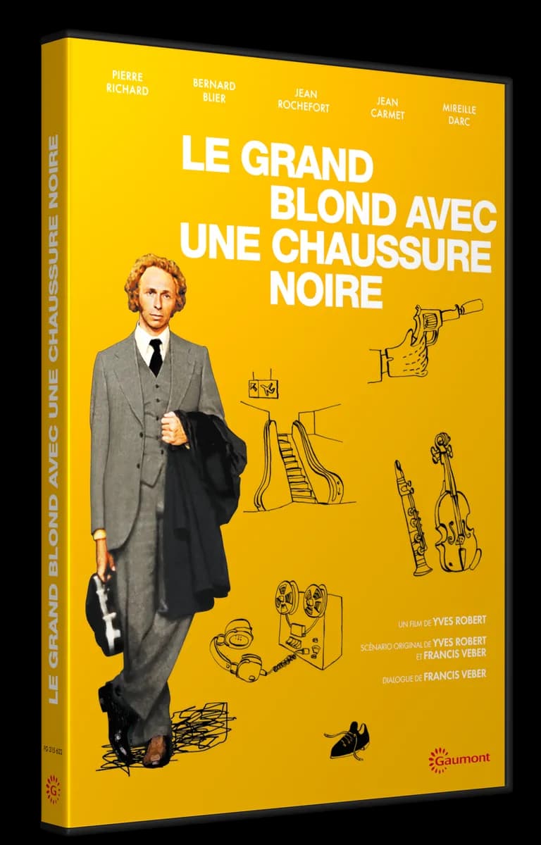 LE GRAND BLOND AVEC UNE CHAUSSURE NOIRE cover