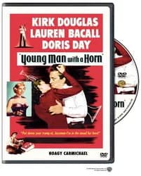 Young man with a horn cover