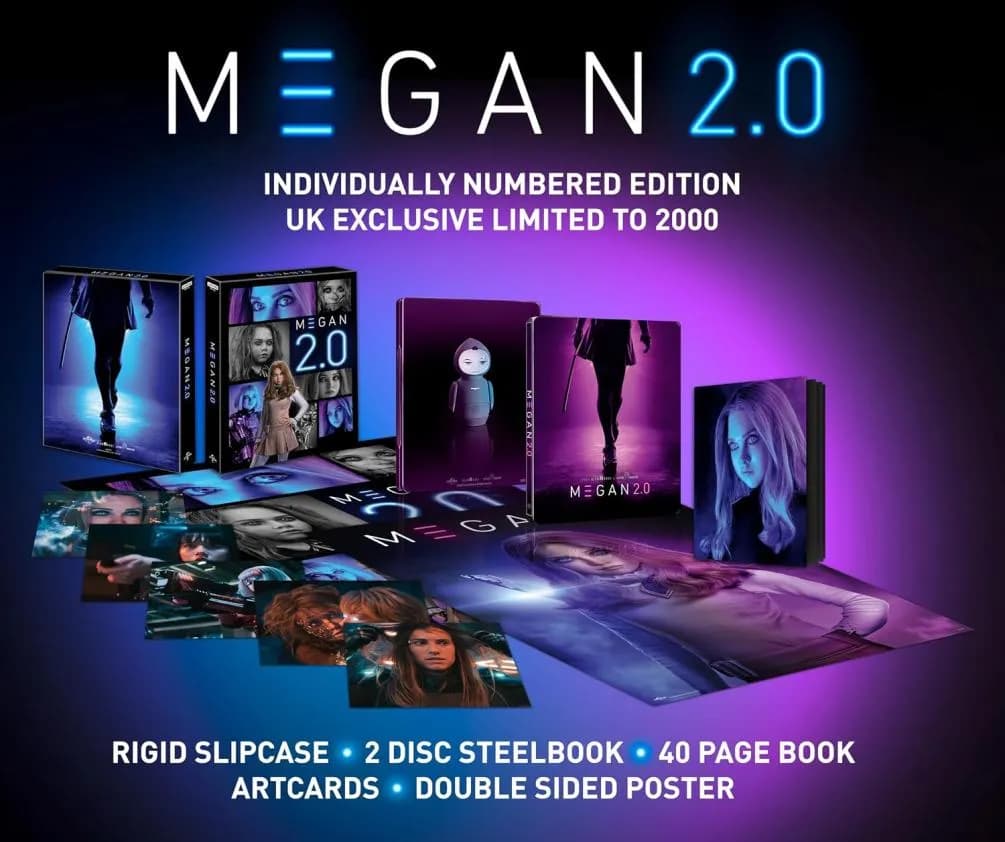 M3GAN 2.0 (aka Megan 2) (2025) (4K UHD) Collectors Limited cover