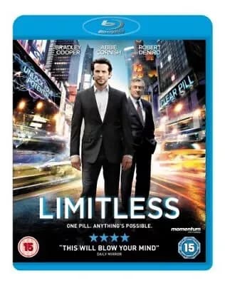Limitless (2011) Blu-Ray - Robert De Niro, Burger (DIR) Cert 15 cover
