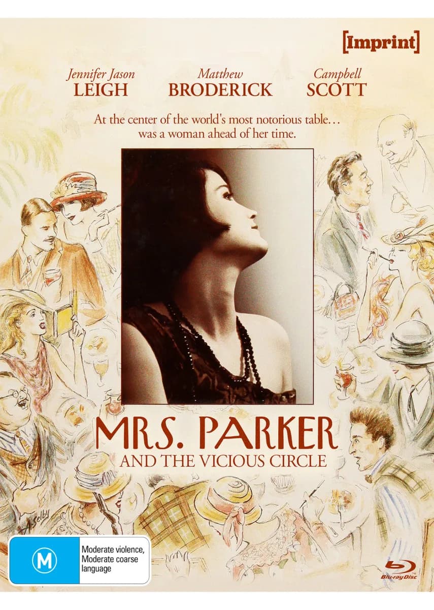 Mrs. Parker and the Vicious Circle Blu Ray cover