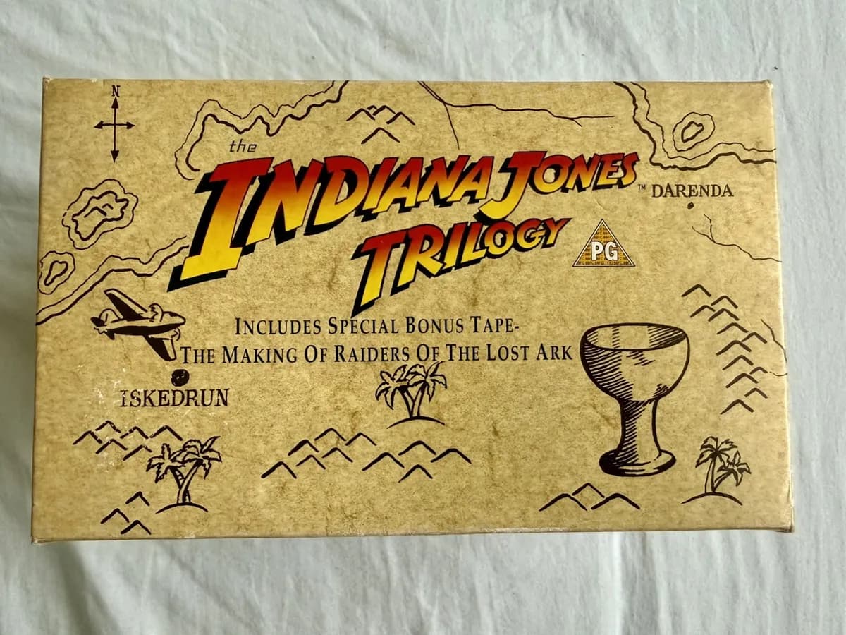 Indiana Jones Trilogy Special Edition 4 Videotape - Widescreen cover