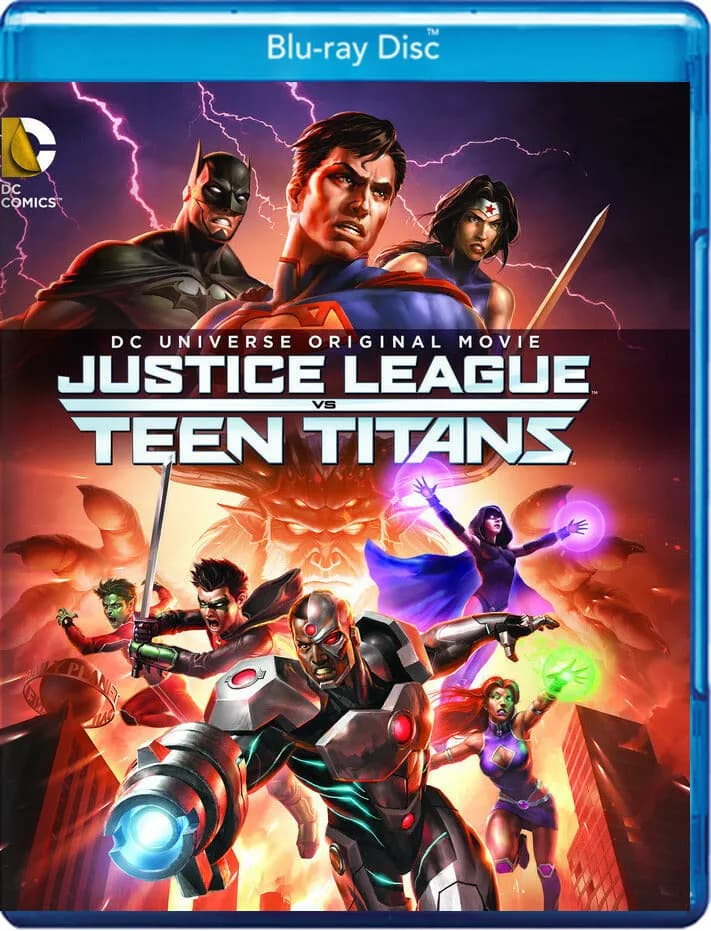 Justice League vs Teen Titans cover