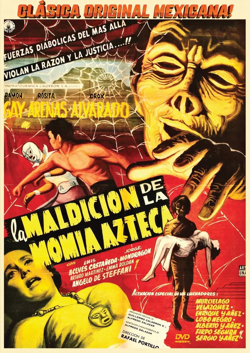 La Maldicion de la Momia Azteca cover