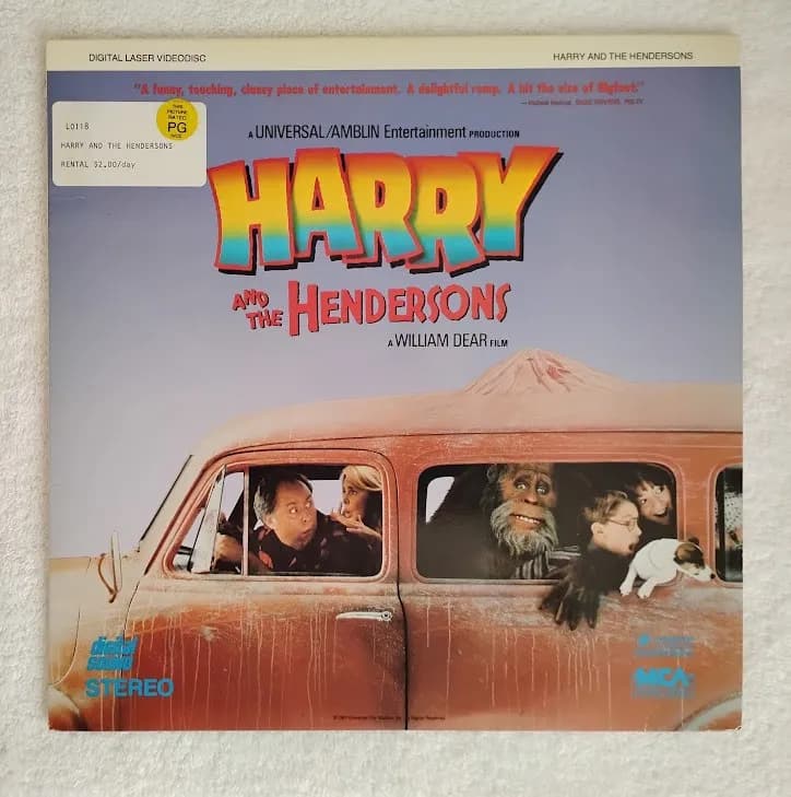Harry and the Hendersons cover