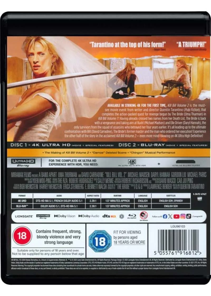 Kill Bill: Vol. 2 cover