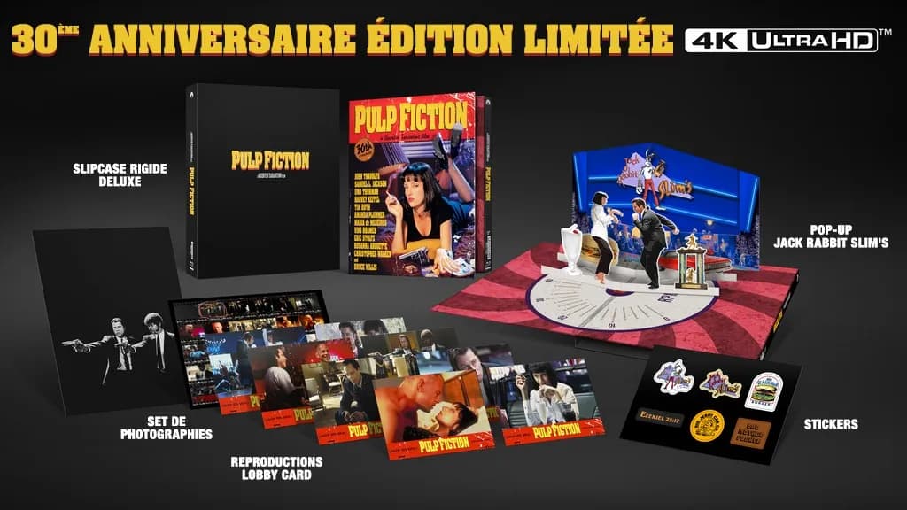 PULP FICTION – EDITION COLLECTOR LIMITEE 30EME ANNIVERSAIRE cover