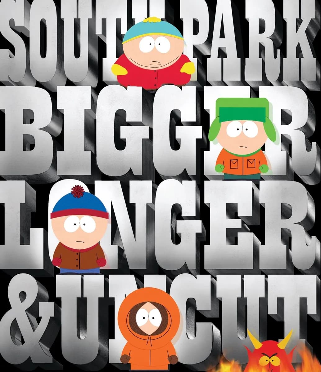 South Park: Bigger, Longer and Uncut cover