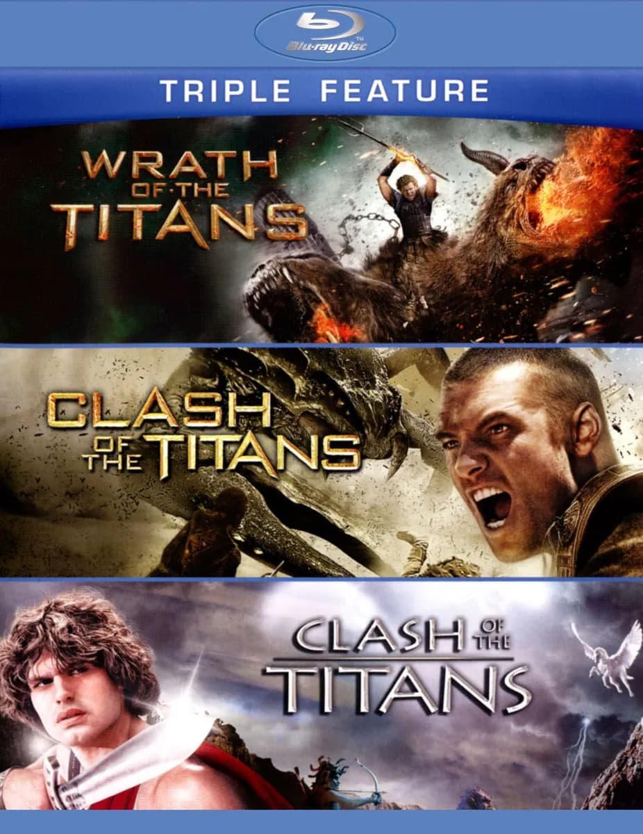 Wrath of the Titans/Clash of the Titans (2010)/Clash of the Titans (1981) cover