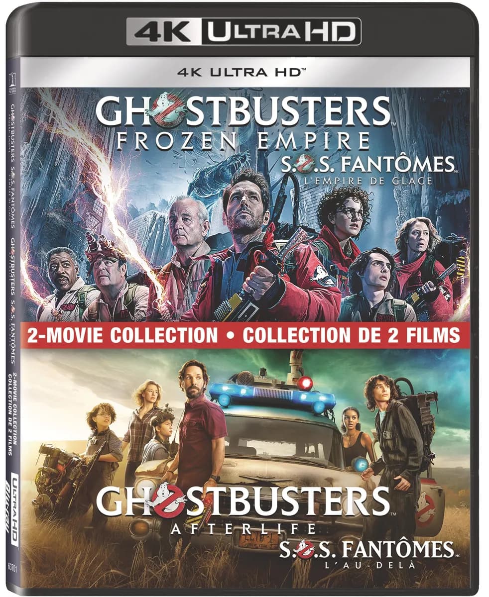 Ghostbusters: Afterlife + Ghostbusters: Frozen Empire cover