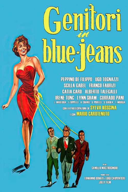 Genitori in blue-jeans poster