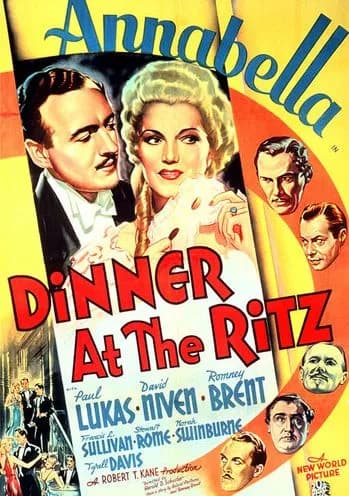 Dinner at the Ritz cover