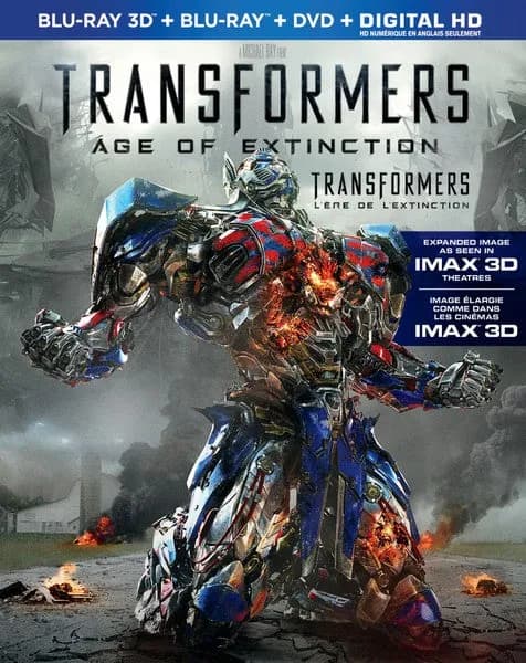 Transformers: Age of Extinction cover