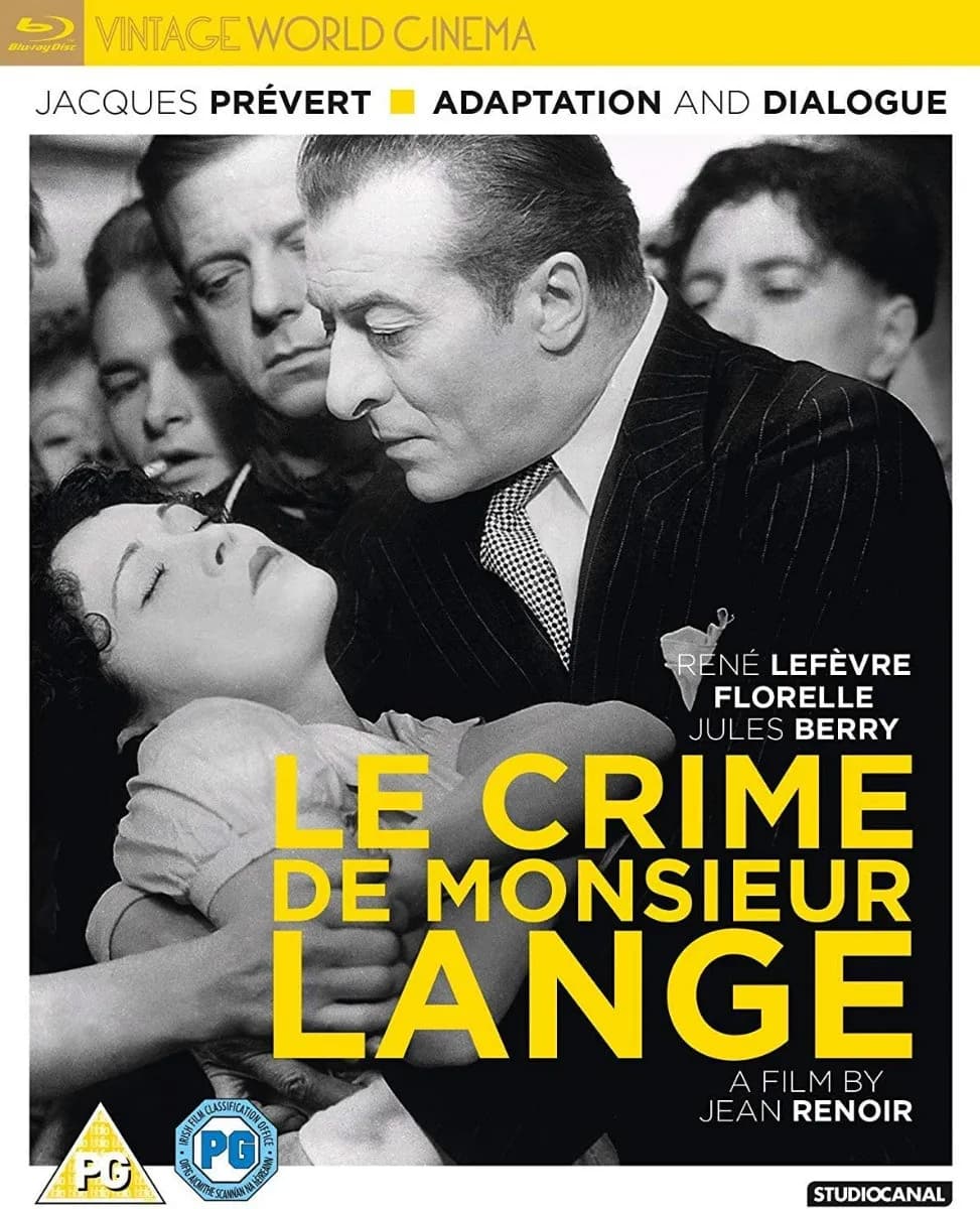 Le Crime de Monsieur Lange cover