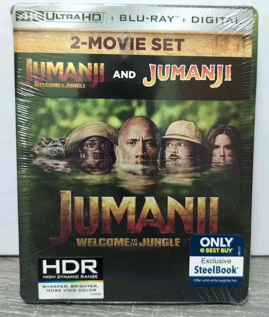 Jumanji/Jumanji: Welcome to the Jungle cover