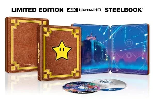 The Super Mario Galaxy Movie Limited Edition Steelbook cover