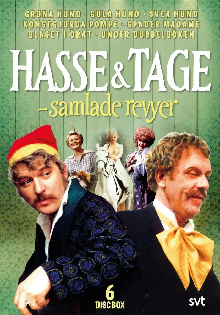 Hasse & Tage: Samlade revyer (DVD) 8 Revue Collection cover