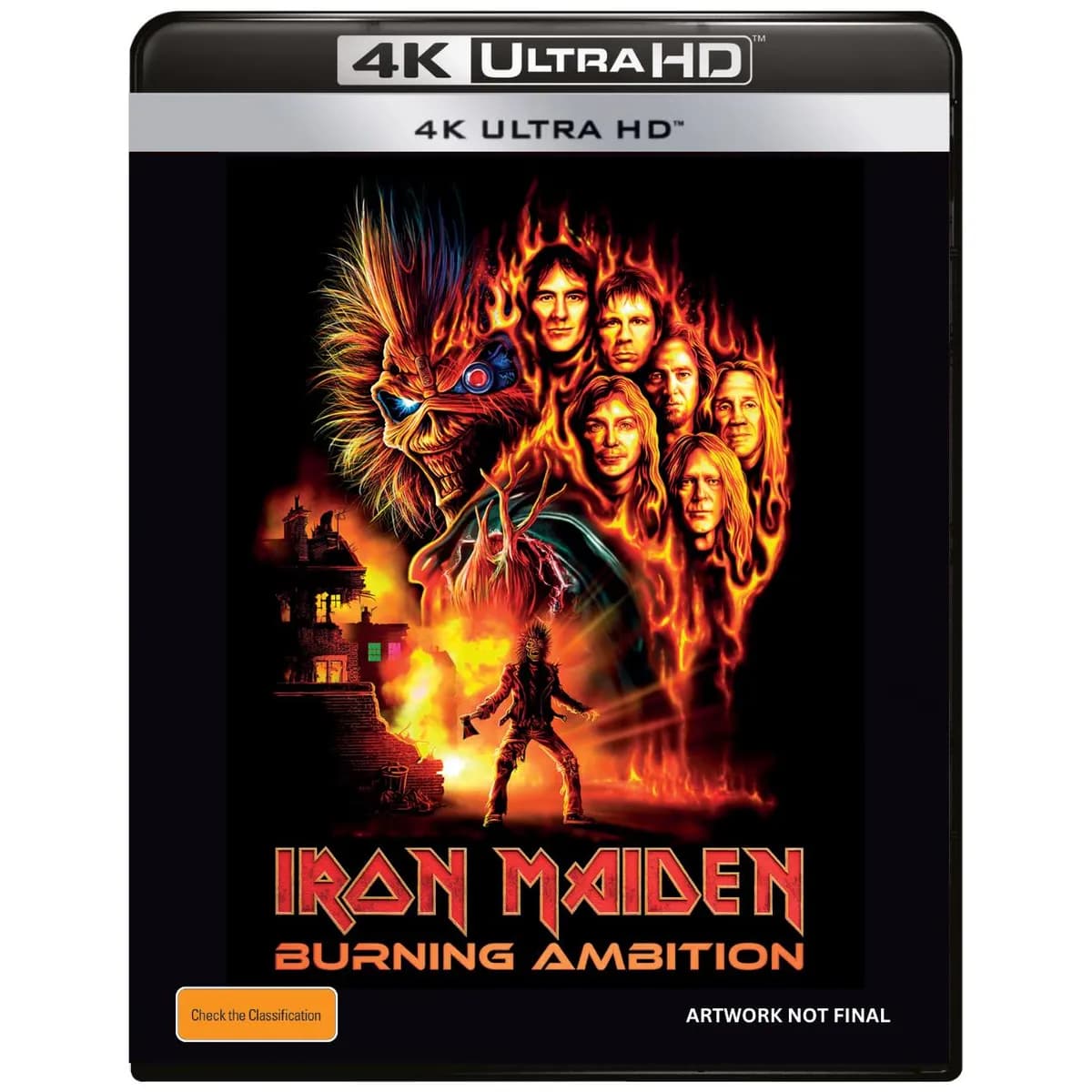 Iron Maiden: Burning Ambition cover
